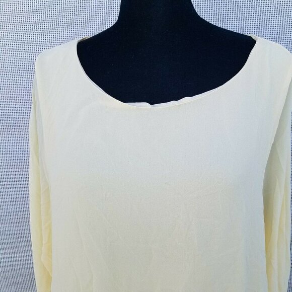 Vince Camuto Long Sleeve See- Through Blouse Women's. Size Large. NWT $89 - Picture 6 of 12